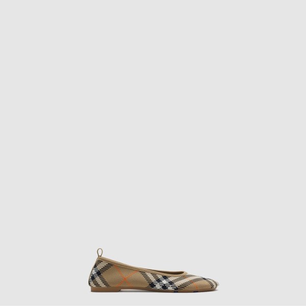 ✨버버리 여성 체크 니트 베이비 발레리나 - Burberry Womens Check Knit Baby Ballerina - bus8312x