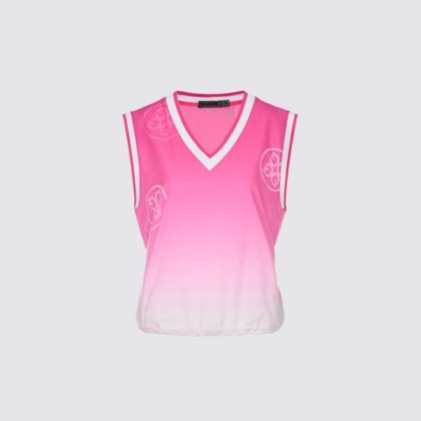 ✨[G/FORE] 지포어 여성 V넥 우븐 베스트 - gol1870x