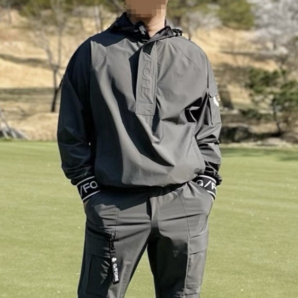✨[G/FORE] 지포어 남성 아노락 윈드브레이커 & 카고팬츠 세트 - gol1880x