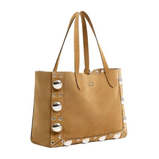 ❤발렌티노 여성 가라바니 넬코트 스웨이드 미디엄 쇼퍼 백 - Valentino Womens Garavani Nellcourt Suede Medium Shopper Bag - vab10654x