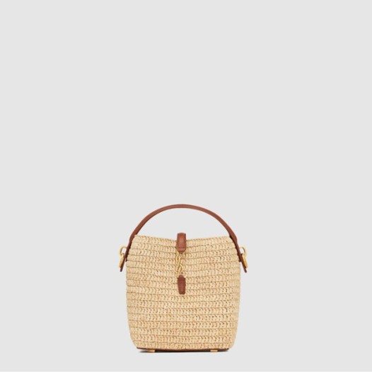 ❤입생로랑 여성 우븐 라피아 LE 37 미니 - Saint Laurent Womens Woven Raffia LE 37 Mini - ysb10738x