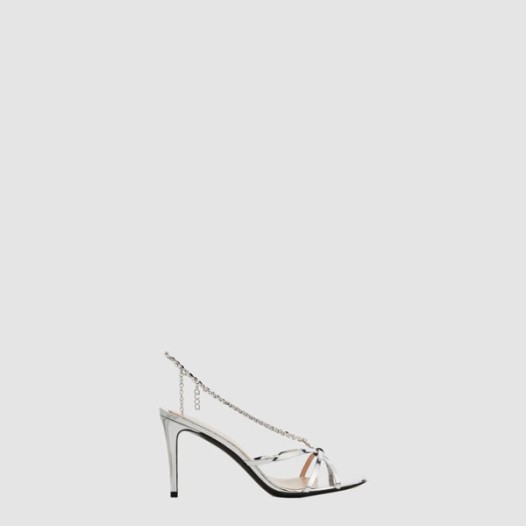 ❤구찌 여성 크리스털 체인 샌들 - Gucci Womens Crystal Chain Sandals - gus8489x