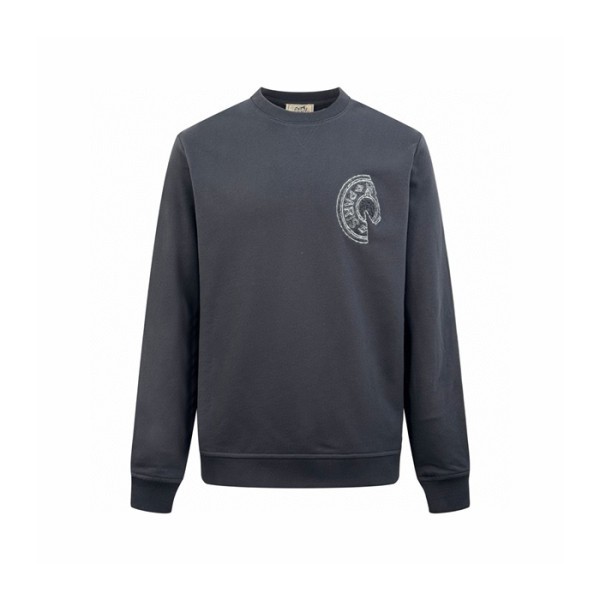 ✨에르메스 남성 라운드 맨투맨 - Hermes Mens Round Tshirt - hec8624x