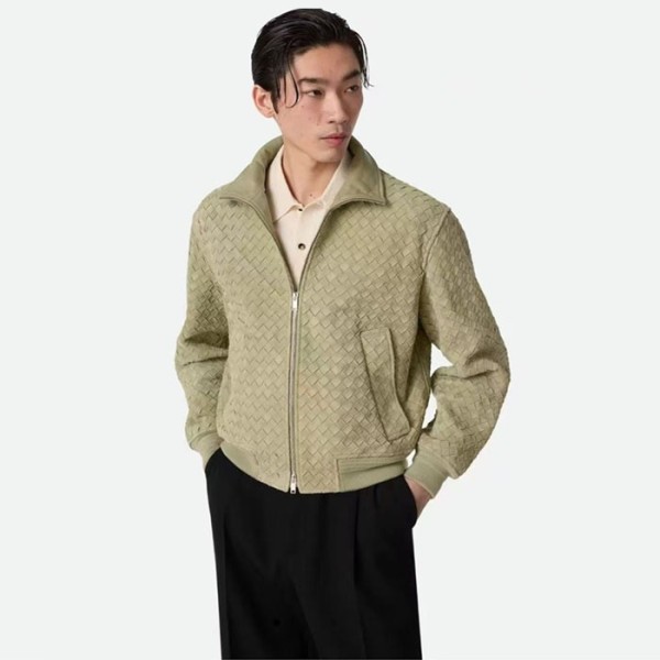 ✨보테가 베네타 남성 가죽 자켓 - Bottega veneta Mens Leather Jackets - bvc8632x