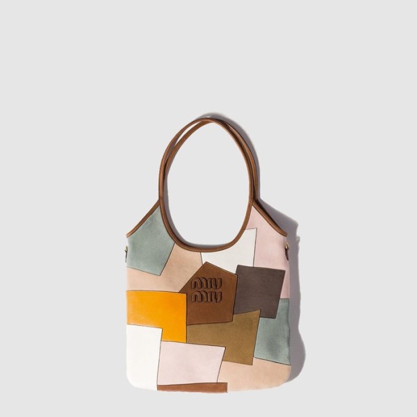 ✨미우미우 여성 아이비 가죽 패치워크 백 - Miumiu Womens Ivy Leather Patchwork Bag - mib11194x