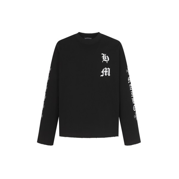 ✨크롬하츠 남성 라운드 긴팔티 - Chrome Hearts Mens Round Tshirt - chc8657x