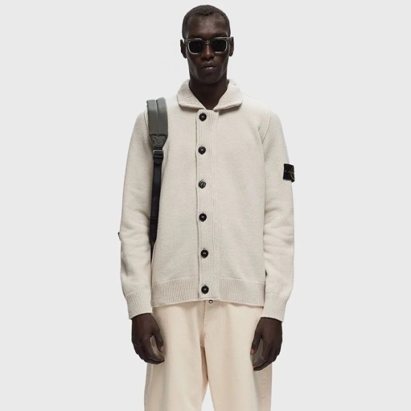 ✨스톤아일랜드 남성 터틀넥 가디건 - Stone Island Mens Turtle-neck Cardigan - stc8661x