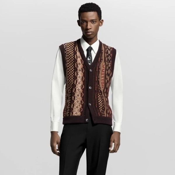✨루이비통 남성 브이넥 베스트 - Louis vuitton Mens V-neck Vest - lvc8705x