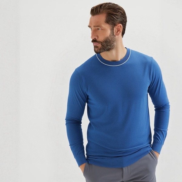 ✨브루넬로쿠치넬리 남성 라운드 니트 - Brunello Cucinelli Mens Round Knitwear - brc8761x