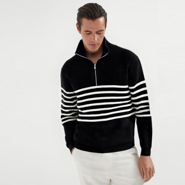 ✨브루넬로쿠치넬리 남성 집업 니트 - Brunello Cucinelli Mens Zip-up Knitwear - brc8809x