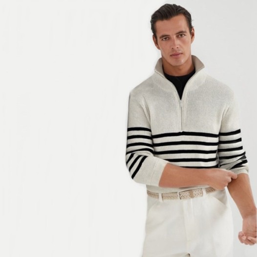 ❤브루넬로쿠치넬리 남성 집업 니트 - Brunello Cucinelli Mens Zip-up Knitwear - brc8810x