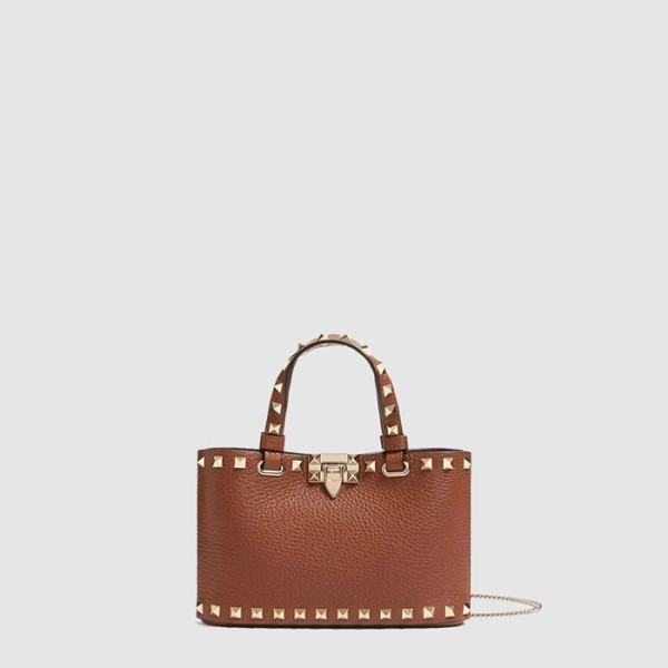 ✨발렌티노 여성 락스터드 그레이니 미니 쇼퍼 백 - Valentino Womens Rockstud Grainy Mini Shopper Bag - vab11297x