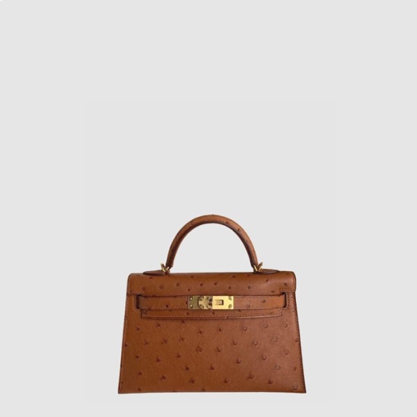 ✨에르메스 여성 켈리 금장 미니백 - Hermes Womens Kelly Gold Mini Bag - heb11446x