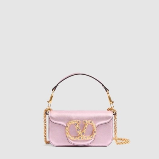 ❤발렌티노 가라바니 로코 메탈릭 카프스킨 스몰 숄더 백 - Valentino Womens Small Shoulder Bag - vab11548x