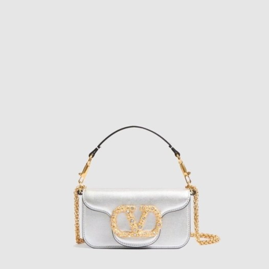 ❤발렌티노 가라바니 로코 메탈릭 카프스킨 스몰 숄더 백 - Valentino Womens Small Shoulder Bag - vab11549x