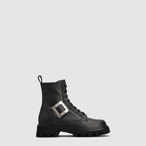 ✨로저비비에 여성 비브 레인저스 트럭 부티 - Roger Vivier Womens Viv Rangers Truck Booties - vis8633x