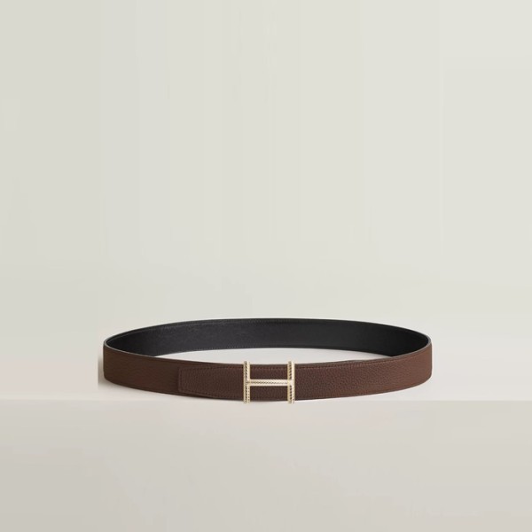 ✨에르메스 남성 Hisseo 버클 리버서블 벨트 - Hermes Mens Hisseo Buckle Reversible Belt - bel410x