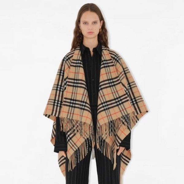 ✨버버리 여성 빈티지 판쵸 - Burberry Womens Vintage Poncho - acc5946x