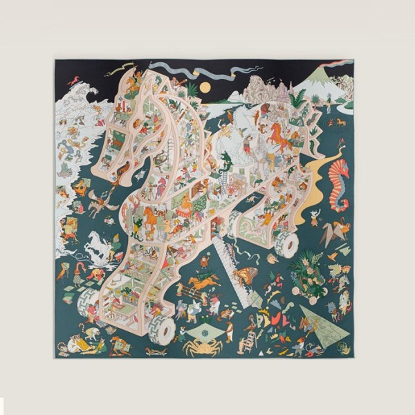 ✨에르메스 여성 스퀘어 스카프 - Hermes Womens Square Scarf - acc5971x