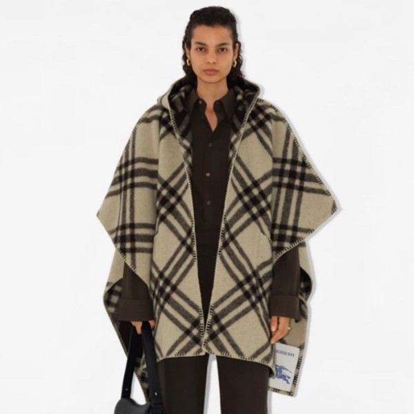 ✨버버리 여성 리버시블 체크 케이프 - Burberry Womens Reversible Check Cape - acc5992x