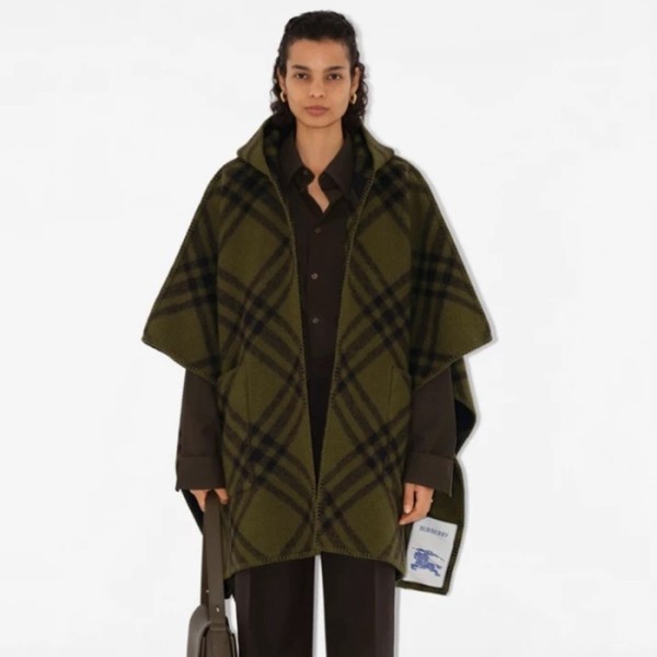 ✨버버리 여성 리버시블 체크 케이프 - Burberry Womens Reversible Check Cape - acc5993x