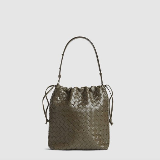 ★보테가베네타 남성 인트레치아토 램스킨 비블리오테카 버킷 백 - Bottega veneta Mens Intrecciato Biblioteca Bucket Bag - bvb11768x