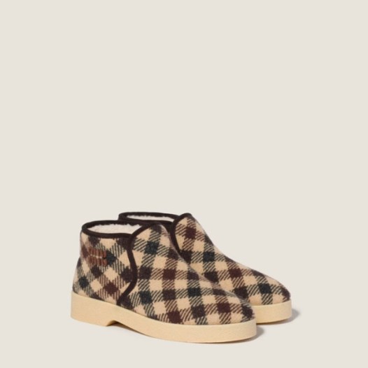 ❤미우미우 여성 시어링 슬립온 부티 - Miumiu Womens Shearling Slip-On Booties - mis8699x