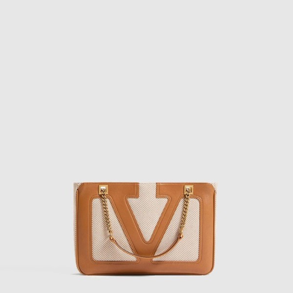 ✨발렌티노 여성 가라바니 비바 슈퍼스타 캔버스 스몰 쇼퍼 백 - Valentino Womens Garavani Viva Superstar Canvas Small Shopper Bag - vab11803x