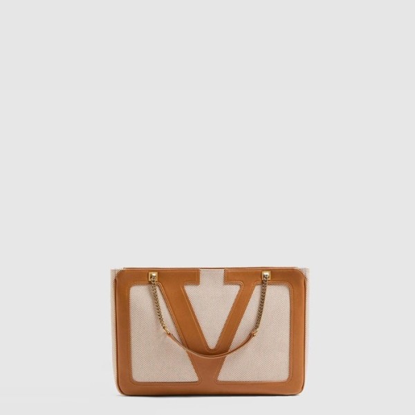 ✨발렌티노 여성 가라바니 비바 슈퍼스타 캔버스 미디엄 쇼퍼 백 - Valentino Womens Garavani Viva Superstar Canvas Medium Shopper Bag - vab11817x