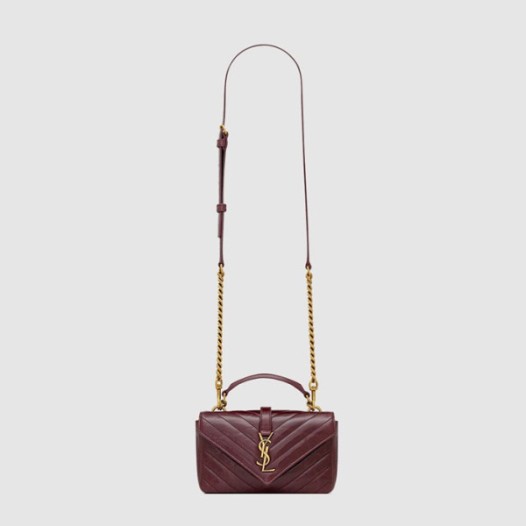 ❤입생로랑 여성 미니 퀄티드 백 - Saint Laurent Womens Mini College Bag - ysb11840x