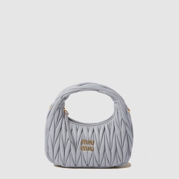 ✨미우미우 여성 완더 마테라쎄 호보 백 - Miumiu Womens Wander Matelasse Hobo Bag - mib11997x