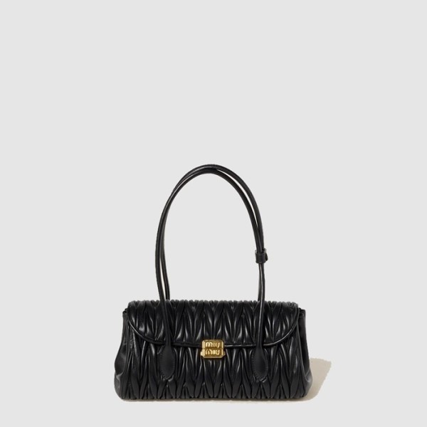 ✨미우미우 여성 마테라쎄 가죽 숄더백 - Miumiu Womens Matelasse Leather Shoulder Bag - mib12009x