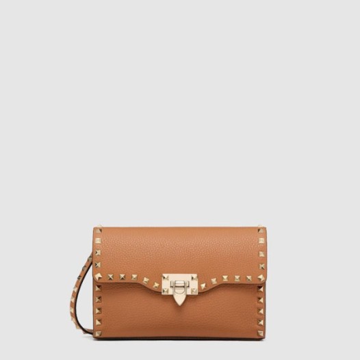 ❤스몰 스탐파 알체 가죽 락스터드 크로스바디 백 - Valentino Womens Small Rockstud Shoulder Bag - vab12043x