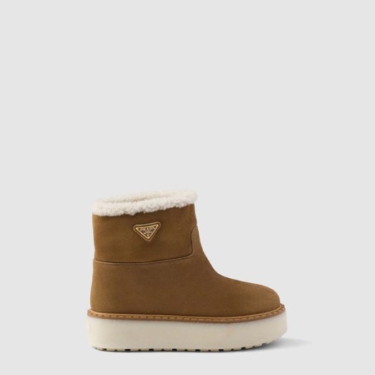 ❤프라다 여성 스웨이드 부티 - Prada Womens Suede Booties - prs8717x