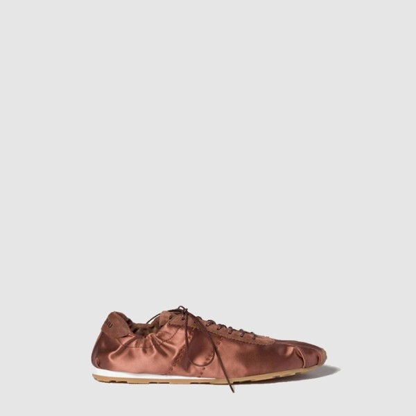 ✨미우미우 여성 플룸 새틴 스니커즈 - Miumiu Womens Plume Satin Sneakers - mis8725x