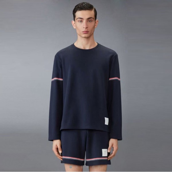 ✨톰브라운 남성 라운드 긴팔티 - Thom Browne Mens Round Tshirts - thc9761x