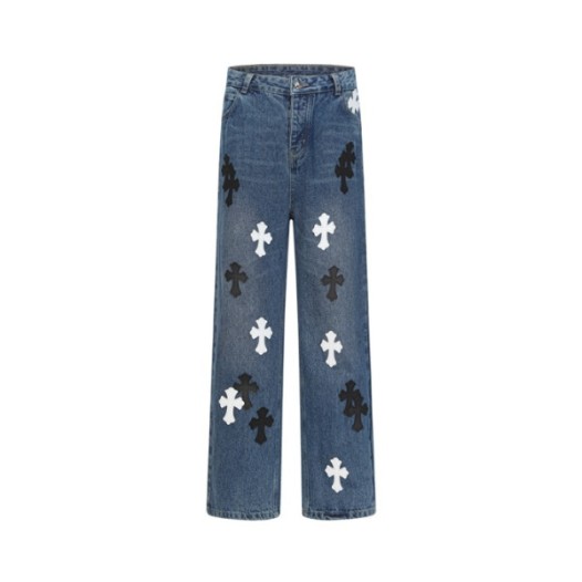 ❤크롬하츠 남성 클래식 청바지 - Chrom Hearts Mens Classic Jeans - chc12144x