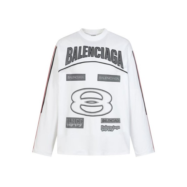 ✨발렌시아가 남성 라운드 긴팔티 - Balenciaga Mens Round Tshirt - bac12164x