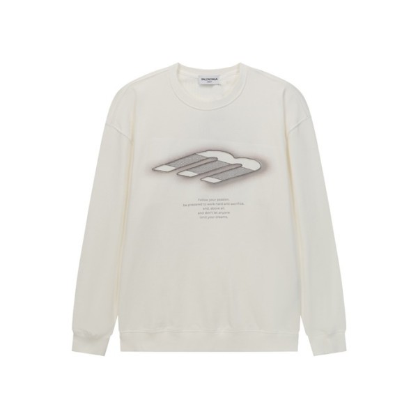 ✨발렌시아가 남성 라운드 긴팔티 - Balenciaga Mens Round Tshirt - bac12165x