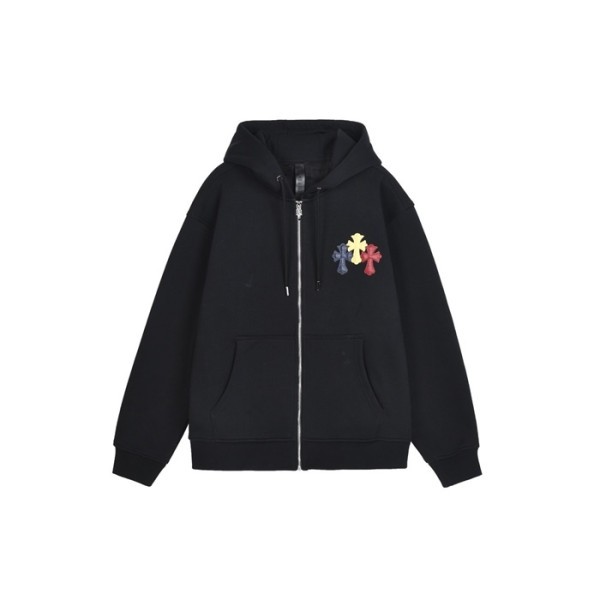 ✨크롬하츠 남성 집업 후디 - Chrom hearts Mens Zip-up Hooded - chc12194x