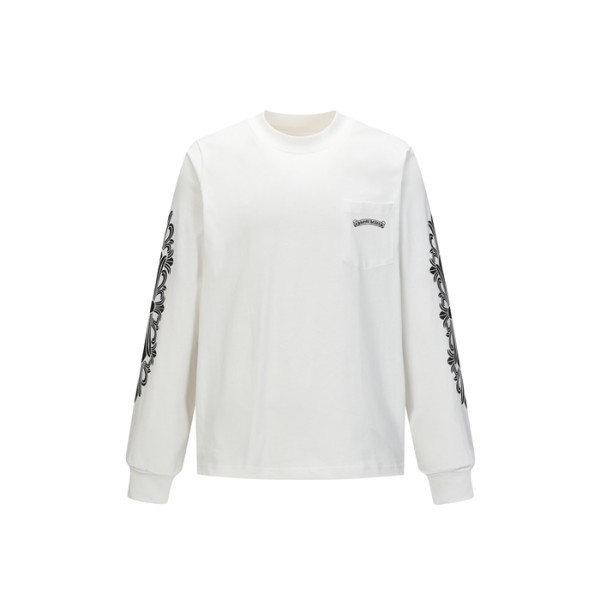 ✨크롬하츠 남성 라운드 긴팔티 - Chrome Hearts Mens Round Tshirt - chc12196x