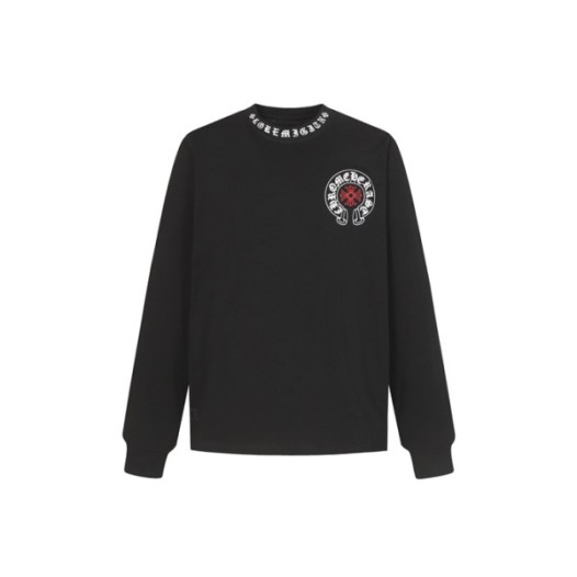 ❤크롬하츠 남성 라운드 긴팔티 - Chrome Hearts Mens Round Tshirt - chc12198x