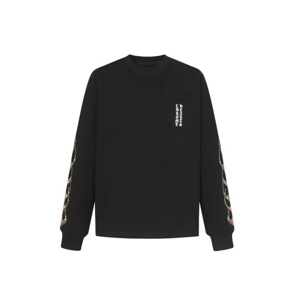 ✨크롬하츠 남성 라운드 긴팔티 - Chrome Hearts Mens Round Tshirt - chc12199x