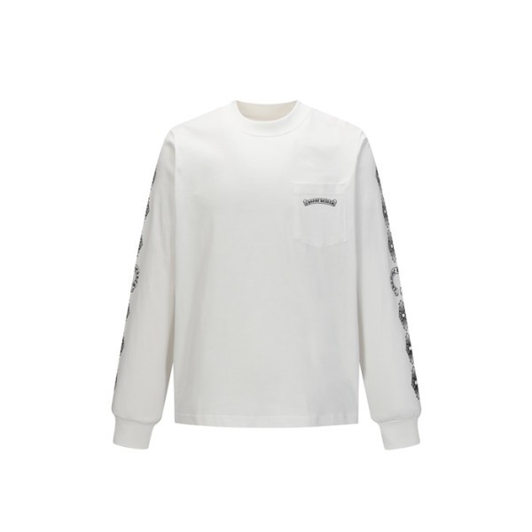 ✨크롬하츠 남성 라운드 긴팔티 - Chrome Hearts Mens Round Tshirt - chc12207x