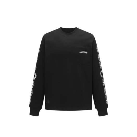 ❤크롬하츠 남성 라운드 긴팔티 - Chrome Hearts Mens Round Tshirt - chc12208x