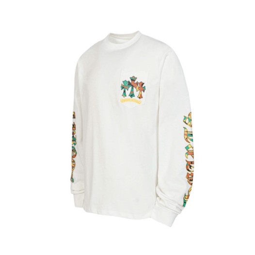 ❤크롬하츠 남성 라운드 긴팔티 - Chrome Hearts Mens Round Tshirt - chc12214x