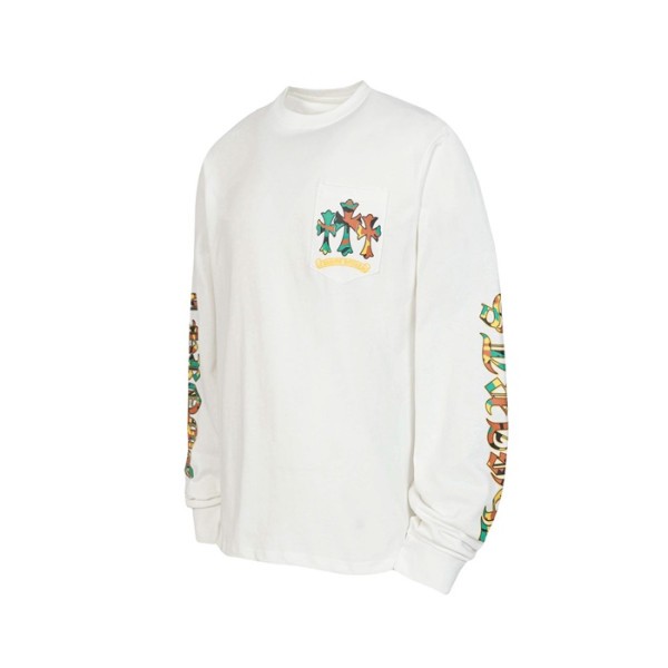 ✨크롬하츠 남성 라운드 긴팔티 - Chrome Hearts Mens Round Tshirt - chc12214x