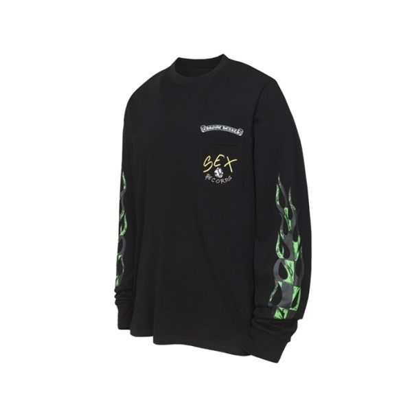 ✨크롬하츠 남성 라운드 긴팔티 - Chrome Hearts Mens Round Tshirt - chc12215x