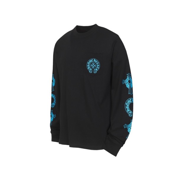 ✨크롬하츠 남성 라운드 긴팔티 - Chrome Hearts Mens Round Tshirt - chc12219x