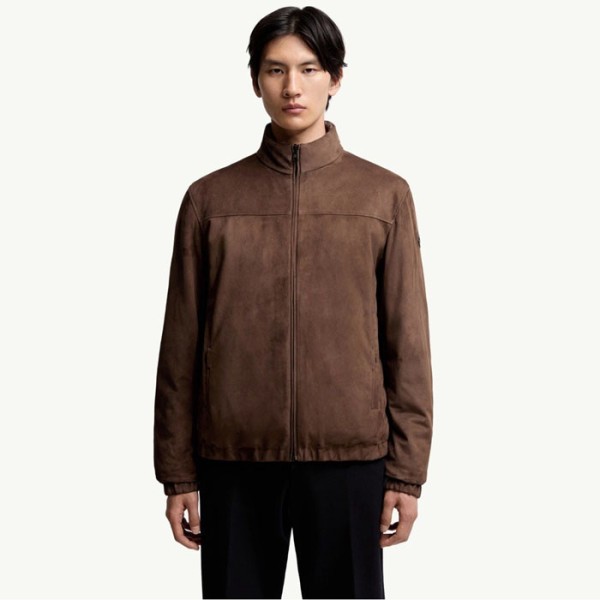 ✨몽클레어 남성 가죽 자켓 - Moncler Mens Leather Jacket - moc12255x